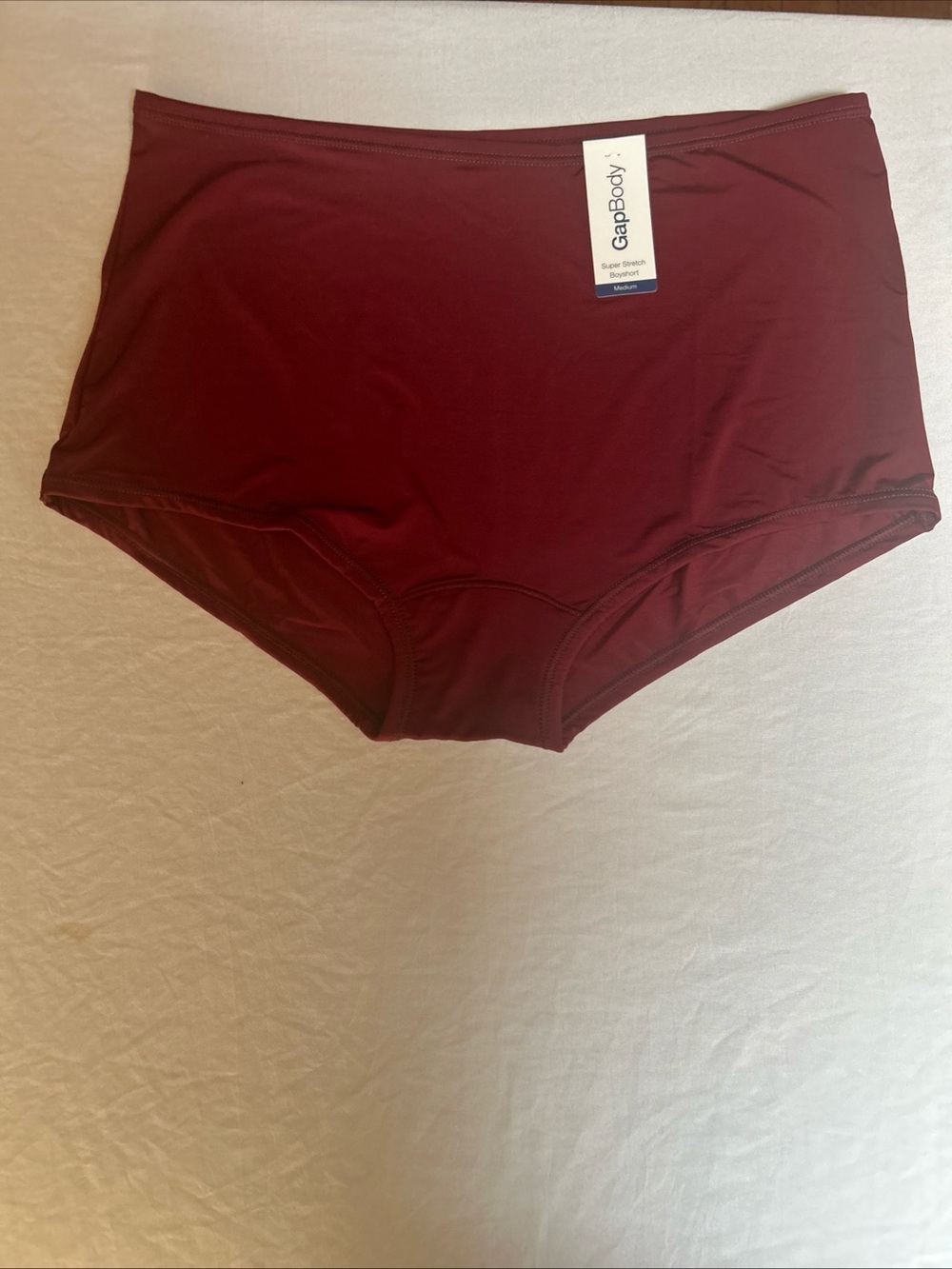 GapBody Women's Super Stretch Boyshort Underwear GPW01378 Cabernet Medium 6pack